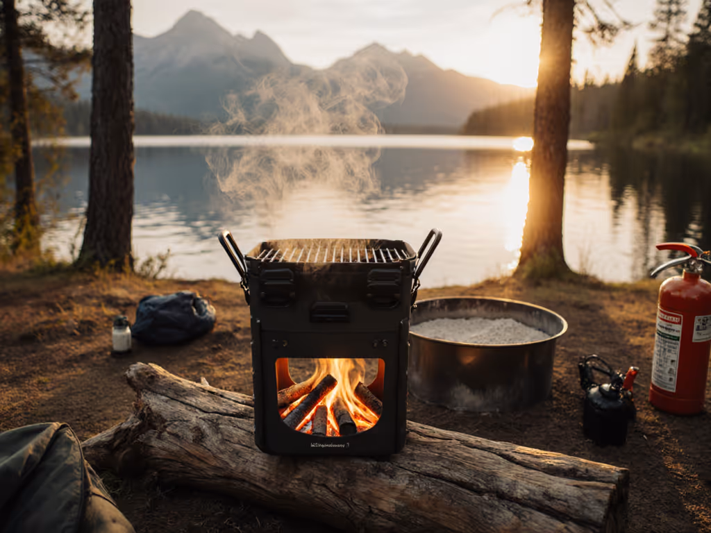 Portable Travel Grill: Sustainable Carbon Choices