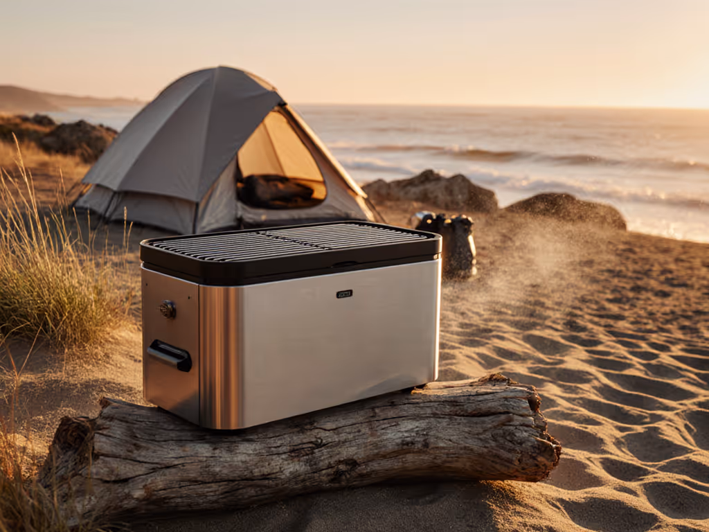 Advanced Grill Materials: Frictionless Portable Setup