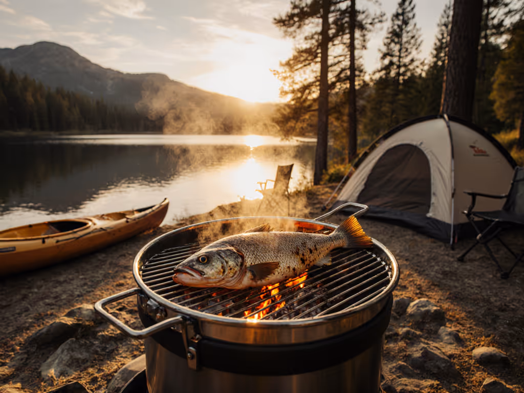 Portable Travel Grill Fish Basket: Perfect Seafood Every Trip