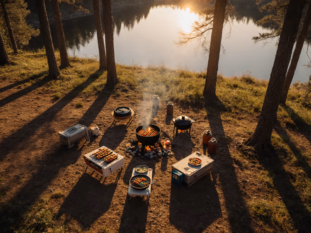 International Portable Barbecue: Global Styles, No Trace