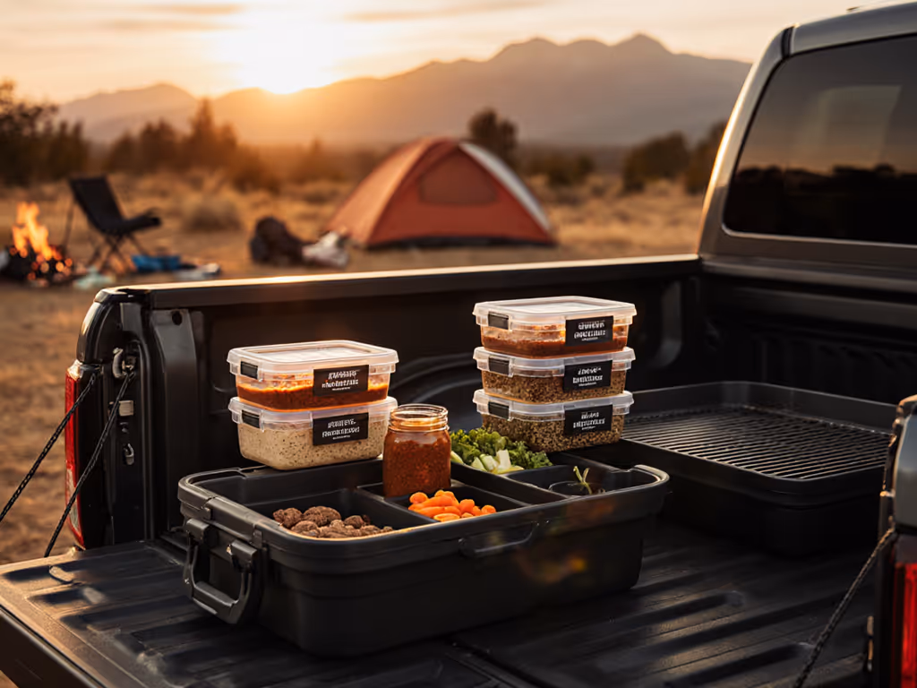 Portable Grill Prep: Leakproof Transport Kit System