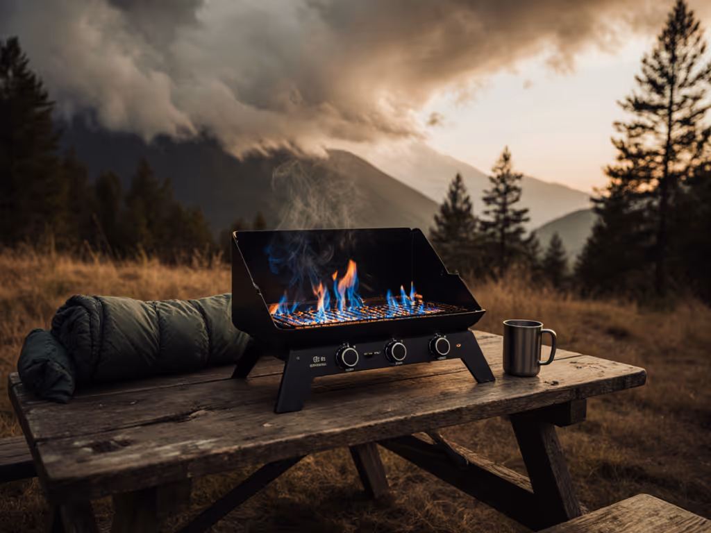 Portable Travel Grill: Reliable Heat Control Anywhere